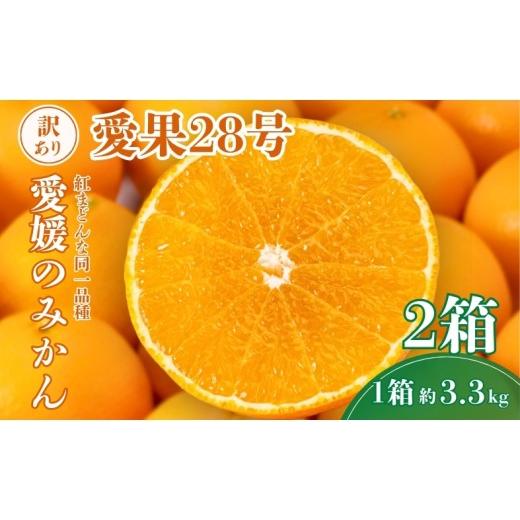 ふるさと納税 みかん・柑橘類 愛媛県 伊予市 愛果28号 約3.3kg×2箱 ご家庭用 みかん 紅まどんなと同品種 柑橘 愛媛 2026年11月下旬から順次発送予定 先行予約…