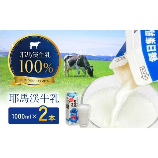ふるさと納税 飲料類 牛乳 大分県 中津市 耶馬渓牛乳 1000ml×2本 | 生乳100% 成分無調整 牛乳 国産 大分県 耶馬渓 ミルク 送料無料 大分県 中津市 1000ml×2…