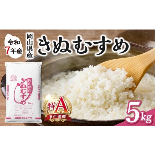 ふるさと納税 米 きぬむすめ 岡山県 備前市 食味ランキング 10年連続 特A 取得 令和7年産 岡山県産米 きぬむすめ 5kg(5kg×1袋) お米 きぬむすめ 特A…