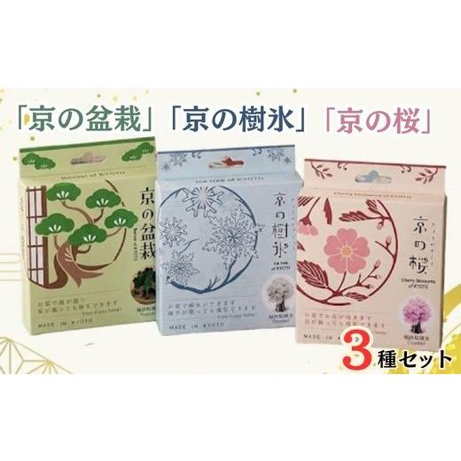 ふるさと納税 雑貨・日用品 京都府 亀岡市 「京の桜」「京の盆栽」「京の樹氷」3種セット 紙 インテリア 日用雑貨 おしゃれ ギフト 工作 自由研究