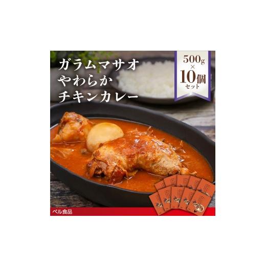 ふるさと納税 加工品等 レトルト 北海道 遠軽町 ガラムマサオやわらかチキンカレー 500g 10個セット en01-00253