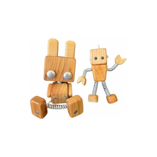 ふるさと納税 雑貨・日用品 東京都 国立市 スマホスタンド(Animalタイプ)&amp;ウッディーロボット 1723794