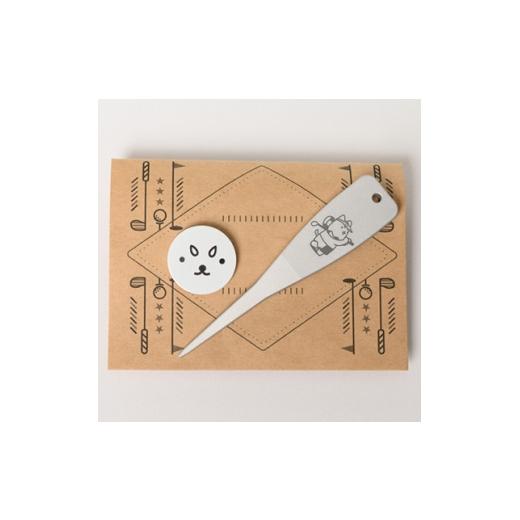 ふるさと納税 ご当地キャラクター 静岡県 磐田市 しっぺいデザイン入り ゴルフマーカーCセット マーカー/グリーンフォーク 1725728