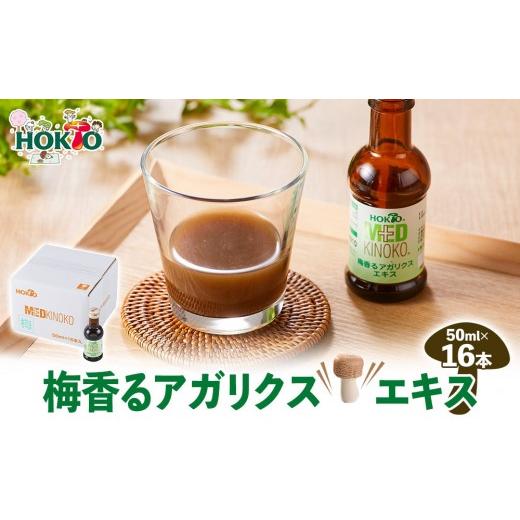 ふるさと納税 健康食品 長野県 長野市 梅香るアガリクスエキス 16本入り ドリンク キノコ 茸 きのこ セット 健康加工食品 飲料 | ホクト アガリクス エキス …