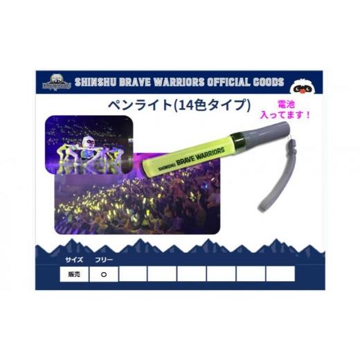ふるさと納税 小物 長野県 長野市 信州ブレイブウォリアーズ 14色ペンライト