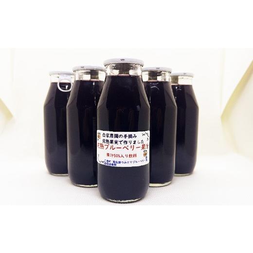 ふるさと納税 果汁飲料 ブルーベリー 福島県 三春町 完熟ブルーベリージュース180ml×30本（福島県三春町産）  07521-0170の画像