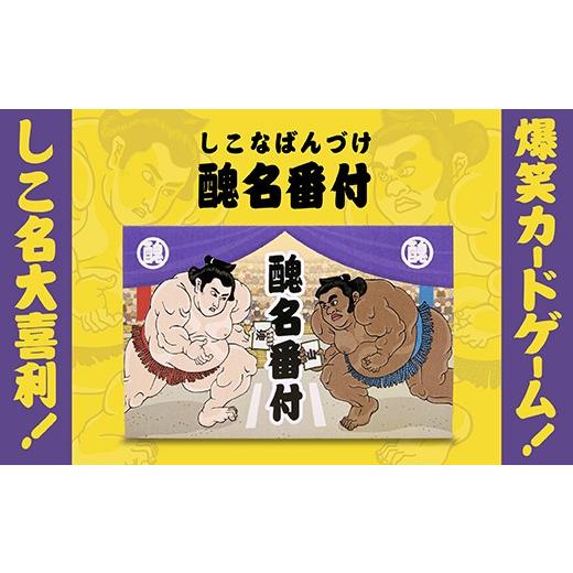 ふるさと納税 雑貨・日用品 玩具 群馬県 富岡市 大喜利系カードゲーム「醜名番付」 F21E-537