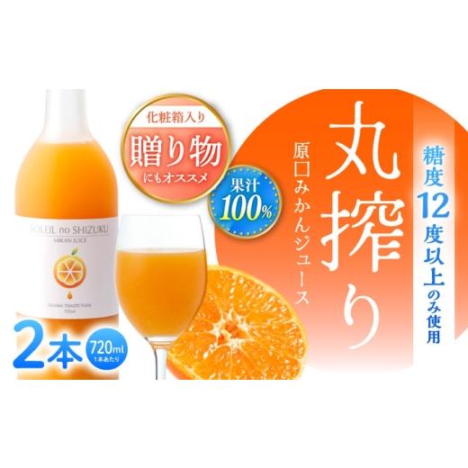 ふるさと納税 果汁飲料 みかん 長崎県 西海市 ミカンジュース 「ソレイユのしずく」 720ml×2本 大島造船所 農産グループ