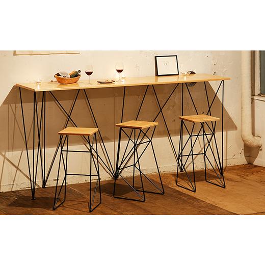 ふるさと納税 家具 テーブル 北海道 江別市 AYATORI（アヤトリ）TABLE 2200 ターコイズ EB8-0552_3