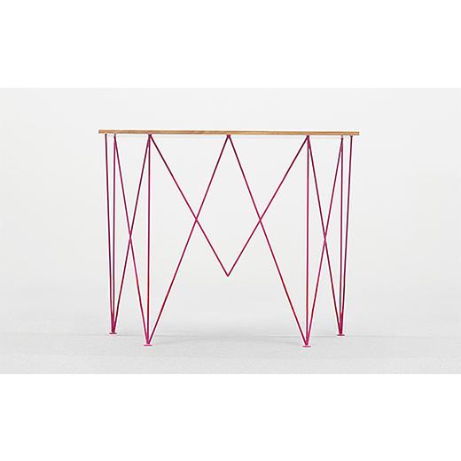ふるさと納税 家具 テーブル 北海道 江別市 AYATORI（アヤトリ）TABLE 1200 ピンク EB8-0563_5