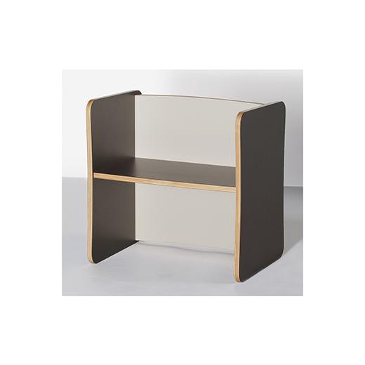 ふるさと納税 家具 北海道 江別市 Pannello（パネロ） 2WAYチェア（ウェーブ） ダークグレー EB8-0598_5