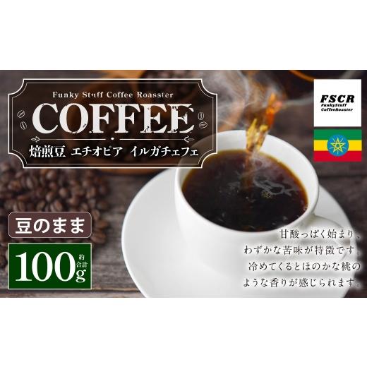 ふるさと納税 コーヒー コーヒー豆 茨城県 神栖市 コーヒー焙煎豆 エチオピア イルガチェフェ ( 豆のまま ) 100g × 1個 酸味 甘味 苦味 桃 コーヒー COFFEE…
