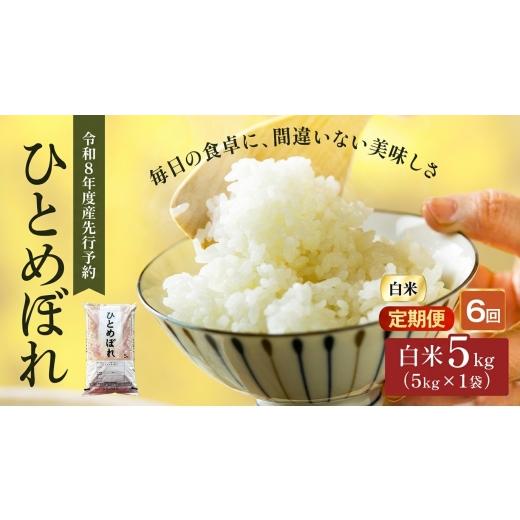 ふるさと納税 米 ひとめぼれ 宮城県 大河原町 令和8年産 新米 ひとめぼれ 5kg 6ヵ月 定期便 先行予約 米 お米 白米 精米 こめ コメ 令和8年 宮城県産の画像