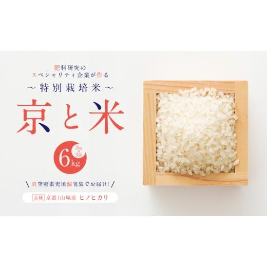 ふるさと納税 米 ヒノヒカリ 京都府 京田辺市 京都府京田辺市産 京と米 ヒノヒカリ 6kg (2kg×3袋) R7年度産 お米 米 こめ コメ 精米 白米 ごはん ご飯 弁当 …