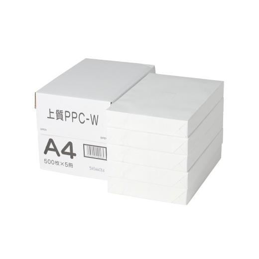 ふるさと納税 雑貨・日用品 熊本県 八代市  定期便3回 日本製紙 上質PPC-W A4コピー用紙 2500枚（500枚×5パック） 上質紙 白色 事務用品 コピー機 複写機 熊…の画像