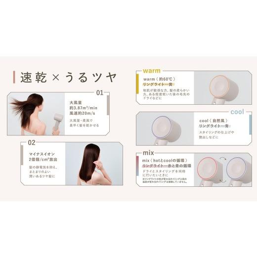 ふるさと納税 美容 茨城県 つくばみらい市  母の日ギフト対応 LINKA エアリーブロウ LINKA リンカ 美容 ドライヤー ヘアケア 髪 エステ ギフト ラッピング 贈…の画像