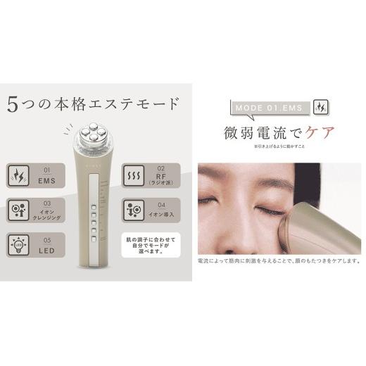 ふるさと納税 美容 茨城県 つくばみらい市  母の日ギフト対応 LINKA マルチフェイシャルトリートメント（複合美顔器） リンカ 美顔器 美容 エステ ギフト ラッ…の画像