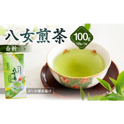 ふるさと納税 お茶類 福岡県 八女市 八女煎茶白折(ご家庭用) 100g メール便 茎茶 雁が音 お茶 煎茶 家庭用 自宅用 お試し ポスト投函 簡易包装 訳あり