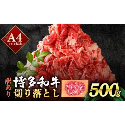 ふるさと納税 牛肉 バラ(カルビ) 福岡県 那珂川市 訳あり 博多和牛 切り落とし 500g 500g/通常配送