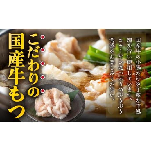 ふるさと納税 モツ鍋 福岡県 那珂川市 寄附額改定↓ 定期便・全3回 ミシュラン掲載 国産牛 もつ鍋 みそ味セット 2〜3人前 博多もつ鍋 星まつり 2〜3人前／定期…_3