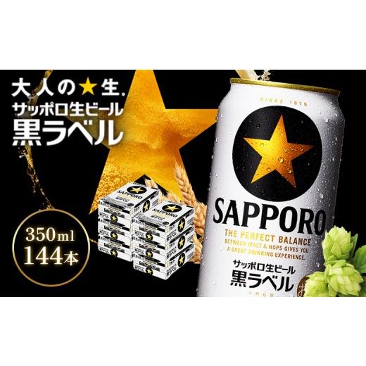 ふるさと納税 ビール 北海道 恵庭市 サッポロ黒ラベル350ml×144本(6箱) | サッポロ黒ラベル 黒ラベル サッポロ サッポロビール ビール 生ビール お酒 アル…