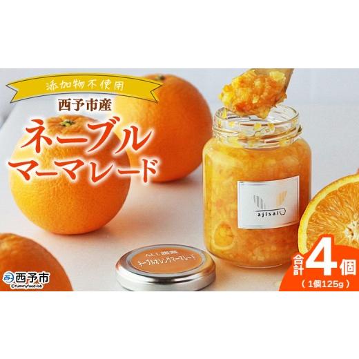 ふるさと納税 ジャム 愛媛県 西予市 ネーブルマーマレードジャム 125g×4個 ペクチン・添加物不使用 西予市産 国産 ネーブルオレンジ フルーツジャム ヨーグ…