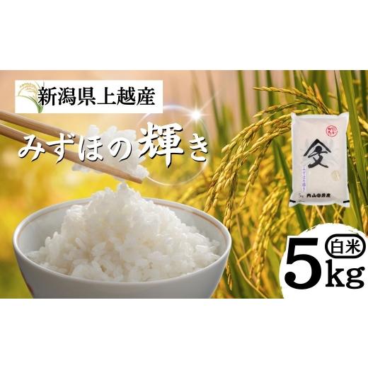 ふるさと納税 米 新潟県 上越市 令和7年産 新潟県上越産 みずほの輝き 白米 5kg お米 こめ おすすめ 内山農産 新潟 新潟県産 にいがた 上越 上越産