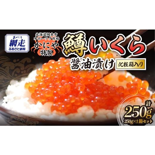 ふるさと納税 いくら 北海道 網走市 特製鱒いくら醤油漬け１箱250g化粧箱入り ふるさと納税 人気 おすすめ ランキング いくら 鱒いくら 鱒イクラ ますいくら …_1