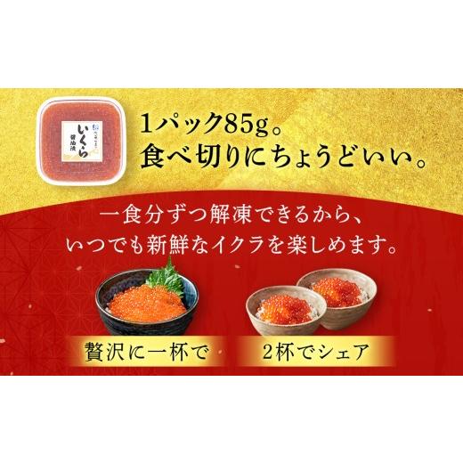 ふるさと納税 いくら 北海道 千歳市  佐藤水産 新千歳空港限定　いくら醤油漬 170ｇ(85g×2個)_5