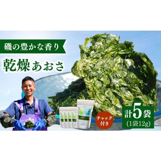 ふるさと納税 乾物 海藻 長崎県 新上五島町 上五島産 乾燥あおさ 12g×5袋 ごとうみ