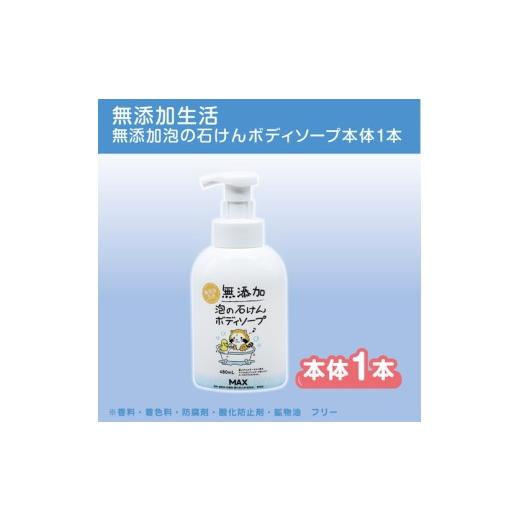 ふるさと納税 石鹸 奈良県 橿原市 無添加泡の石けんボディソープ ボトル1本 離島への配送不可