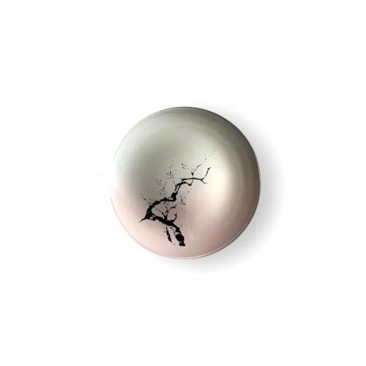 ふるさと納税 金工品 和歌山県 九度山町 丸小皿 桜 グラデーションピンク(墨桜) [NF273] グラデーションピンク