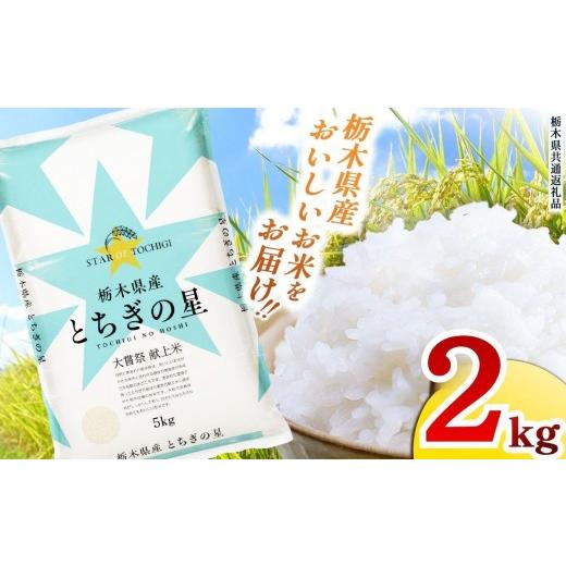 ふるさと納税 米 栃木県 矢板市 栃木県産 お米 とちぎの星 2kg | 栃木県 矢板市 栃木県共通返礼品 とちぎの星 2kg | 6,000円