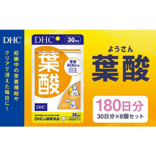ふるさと納税 健康食品 岩手県 二戸市 75709_DHC 葉酸 30日分 6個セット (180日分)