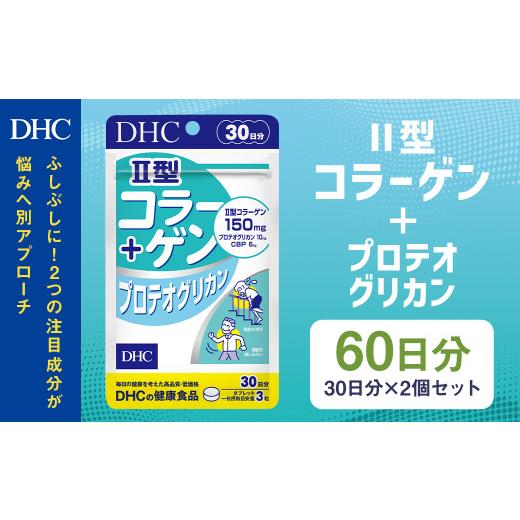ふるさと納税 健康食品 岩手県 二戸市 75714_DHC II型コラーゲン+プロテオグリカン 30日分 2個セット (60日分)