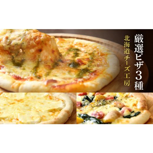 ふるさと納税 加工品等 北海道 浜中町 おおともチーズ工房 北海道チーズ工場のピザ カチョカバロチーズたっぷりの、厳選ピザの詰め合わせ_H0003-110 1か月程…