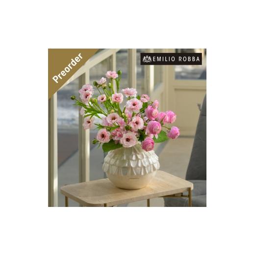 ふるさと納税 雑貨・日用品 花 三重県 名張市 母の日専用 アートフラワー エミリオ・ロバ ラナンキュラス2L26-pk 母の日 ギフト 造花 プレゼント