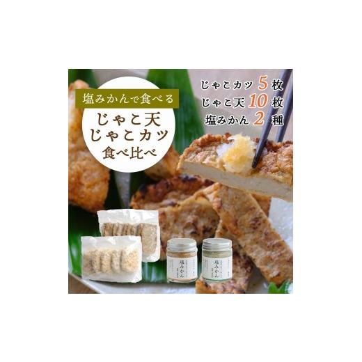 ふるさと納税 かまぼこ・練り製品 愛媛県 八幡浜市 新しい調味料「塩みかん」で食べる じゃこ天&amp;じゃこカツ 食べ比べセット 八水蒲鉾 C25-285 1660101 YWT…
