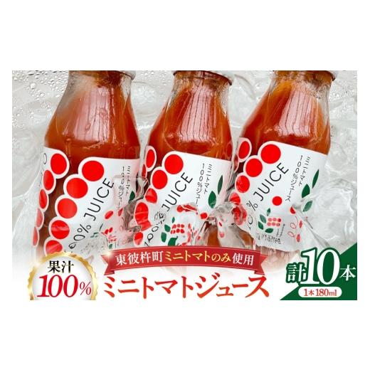 ふるさと納税 果汁飲料 トマト 長崎県 東彼杵町 ミニトマトジュース MINITOMATO 100% JUICE 180ml 10本 1箱 そのぎ茶深緑の里 tomattea 長崎県 東彼杵町 hs42b…