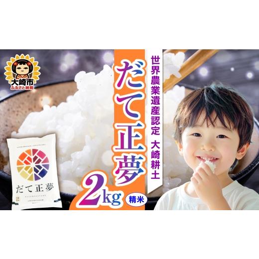 ふるさと納税 米 宮城県 大崎市 [精米]令和7年 宮城県産 だて正夢 2kg 2kg