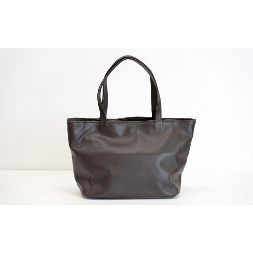 ふるさと納税 カバン トートバッグ 兵庫県 赤穂市 ダークブラウン ショート トートバッグ / 本革 牛革 鞄 皮革 カバン トートバッグ 収納 ダークブラウン