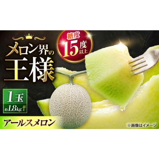 ふるさと納税 メロン メロン青肉 熊本県 山鹿市 先行予約 山鹿の恵み 匠の育てたアールスメロン(マスクメロン) 約1.8kg以上×1玉 きもと農園