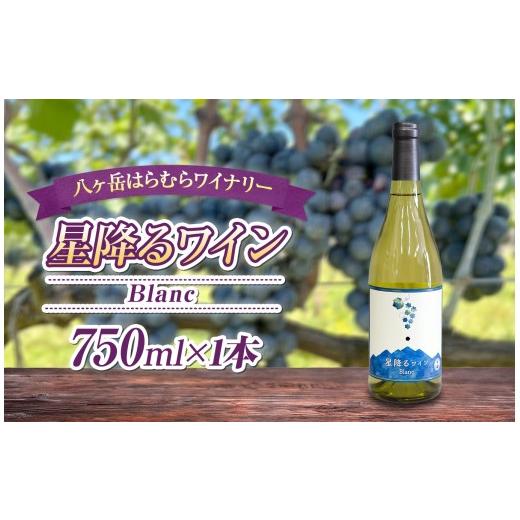 ふるさと納税 ワイン 白ワイン 長野県 原村 八ヶ岳はらむらワイナリー 星降るワイン Blanc 箱入り 1本 | 酒 ワイン 白 国産 シャルドネ ソーヴィニヨンブラン …