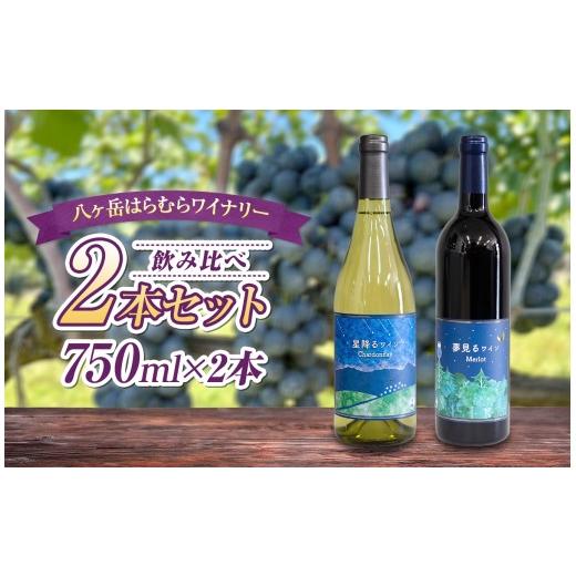 ふるさと納税 ワイン セット 長野県 原村 八ヶ岳はらむらワイナリー 飲み比べ 2本セット | 酒 ワイン 赤 白 赤ワイン 白ワイン アルコール メルロー ミディア…