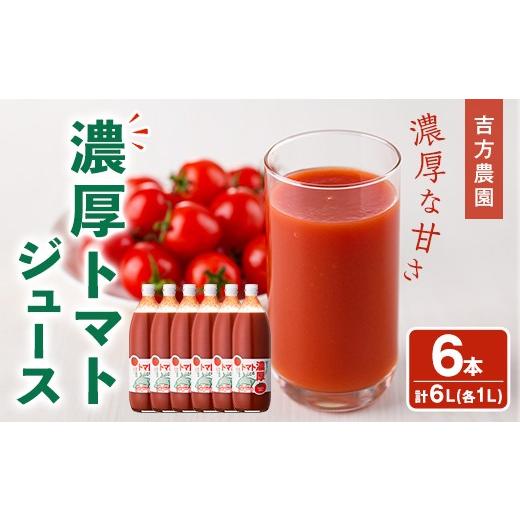 ふるさと納税 果汁飲料 トマト 北海道 士別市 濃厚 トマトジュース (1L×6本) 2026年8月上旬から随時発送 トマト トマトジュース ジュース 塩分不使用 100%果…