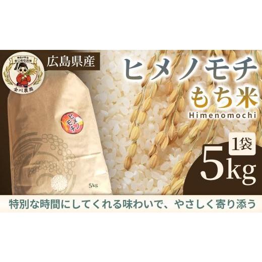 ふるさと納税 米・パン もち米 広島県 三原市 ヒメノモチ 5kg 米 お米 コメ ご飯 ごはん もち米 赤飯 餅 おこわ 238004