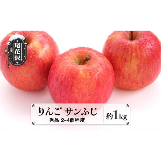 ふるさと納税 りんご 山形県 尾花沢市 先行予約 サンふじ りんご 約1kg (2~4個程度) 秀品 11月中旬~12月中旬頃発送 令和8年産 2026年産 sb-risfx1-b 令和8年産