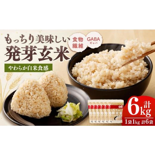 ふるさと納税 雑穀 山梨県 中央市 もっちり美味しい発芽玄米 1,000g×6袋 雑穀 雑穀米 コメ 米 国産 ご飯 ごはん 雑穀ごはん 発芽玄米 食物繊維