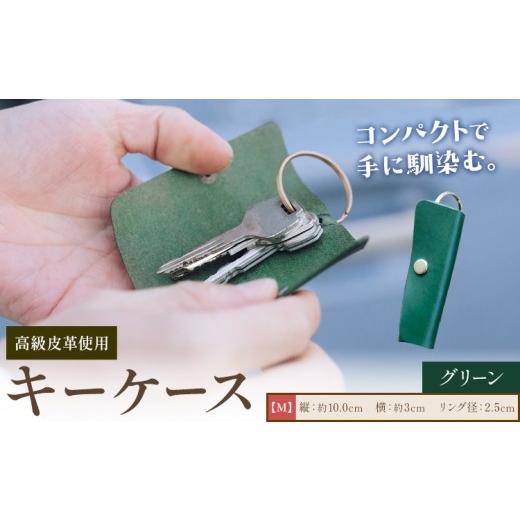 ふるさと納税 小物 岡山県 笠岡市 キーケース グリーン サイズ M SIRUHA [30日以内に出荷予定(土日祝除く)]岡山県 笠岡市 鍵 ケース ブッテーロ 皮革 送料無…