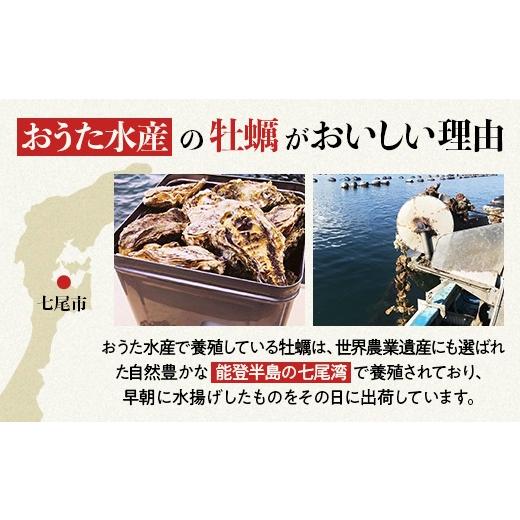 ふるさと納税 牡蠣 石川県 七尾市 能登半島地震復興支援 魚介類 牡蠣／能登かき　殻付牡蠣 一斗缶／約10kg（約80〜100個） 専用ナイフ 片手用軍手付 ／世界農…_4
